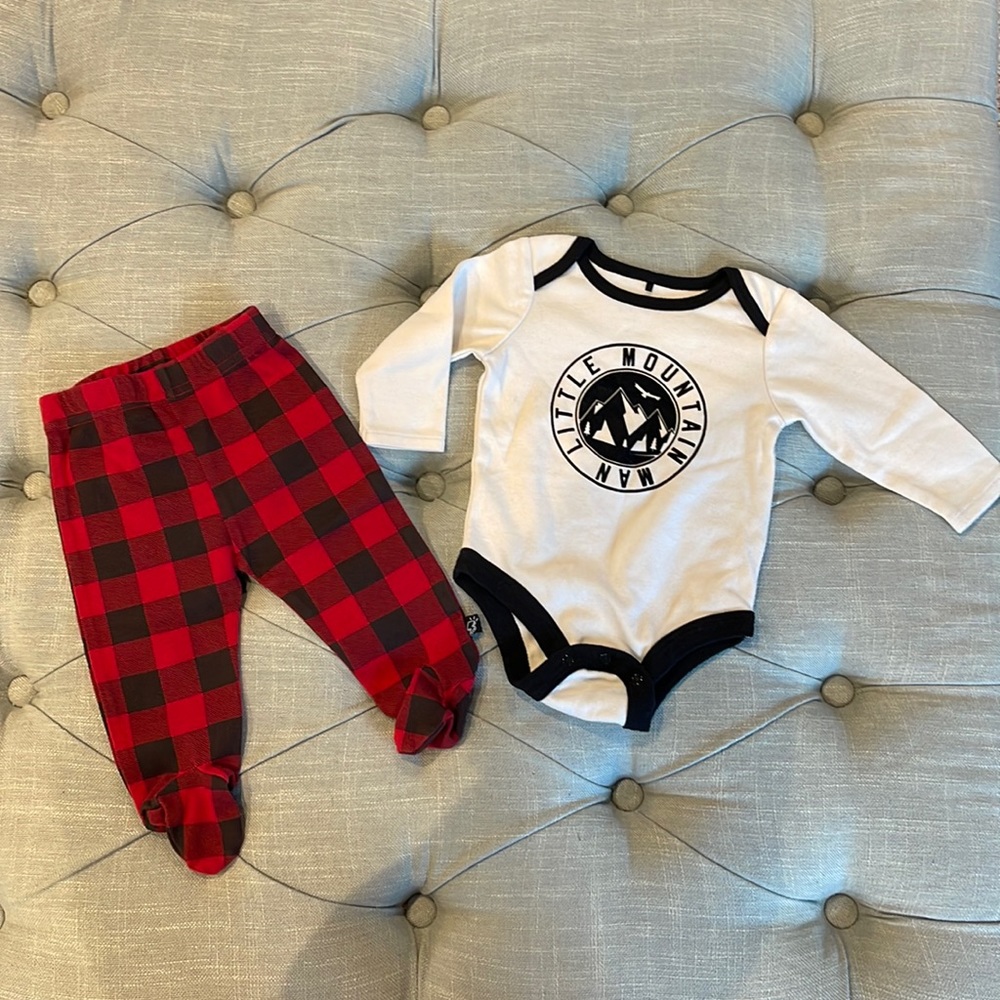 Little Mountain Man Baby Outfit
